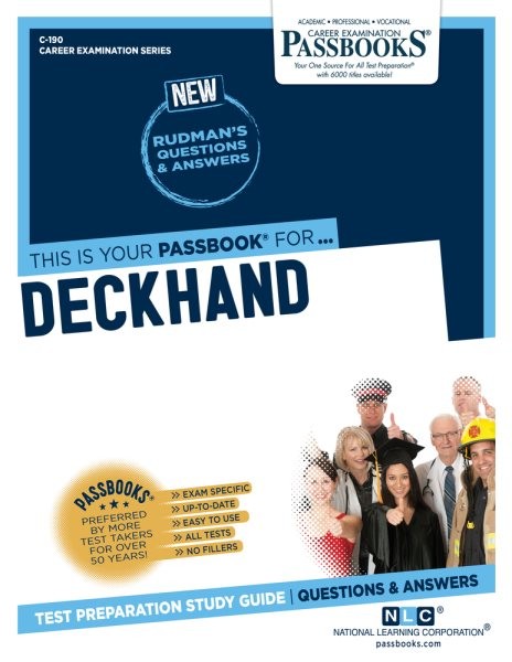 Deckhand (C-190): Passbooks Study Guide Volume 190