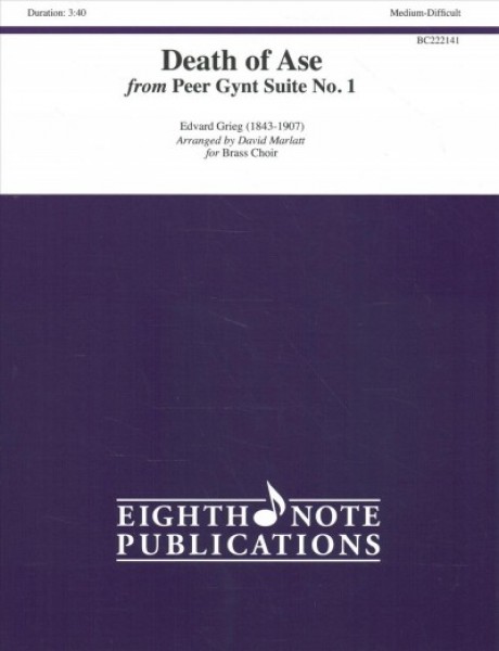 Death of ASE: From Peer Gynt Suite No. 1, Score & Parts