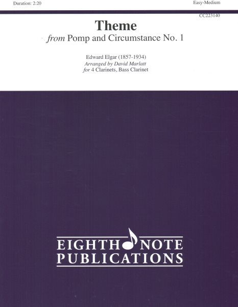 Theme from Pomp and Circumstance No. 1: Conductor Score & Parts
