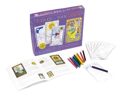 Colour Your Tarot: Includes a Full Deck of Specially Commissioned Tarot Cards to Colour in,  Plus Coloured Pencils and a Beautifully Illustrated Full-Colour Book UK edition