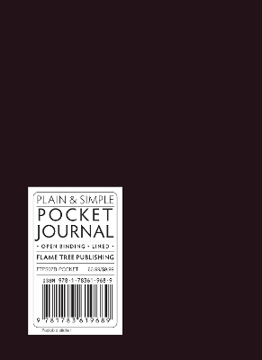 Black pocket plain & simple journal