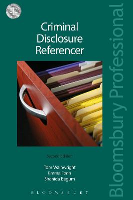 Criminal Disclosure Referencer 2nd edition