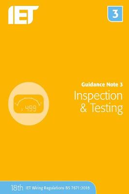 Guidance Note 3: Inspection & Testing 8th edition