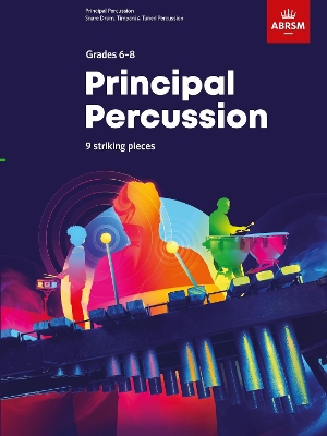 Principal Percussion Grades 6-8 9 striking pieces. From 2020