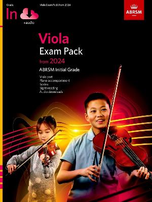 Viola Exam Pack from 2024, Initial Grade Viola Part, Piano Accompaniment & Audio