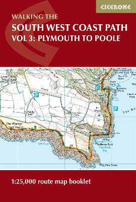South West Coast Path Map Booklet - Vol 3: Plymouth to Poole: 1:25,000 OS Route Mapping 2nd Revised edition