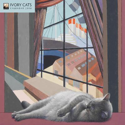 Ivory Cats - mini wall calendar 2018 (Art Calendar) New edition