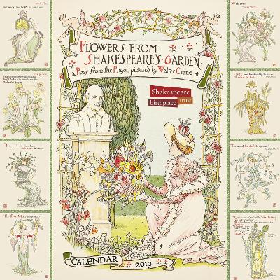 Shakespeare Birthplace Trust - Shakespeare's Garden Wall Calendar 2019 New edition