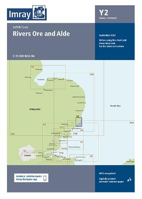 Imray Chart Y2: Rivers Ore and Alde 2022 New edition