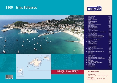 Imray 3200 Islas Baleares Chart Pack 2023 New edition