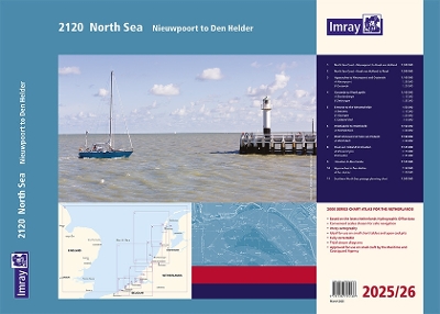 Imray 2120 Chart Pack: Nieuwpoort to Den Helder 2025 New edition