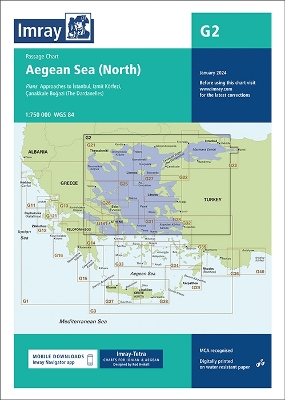 G2 Aegean Sea (North): Passage Chart 2024 New edition
