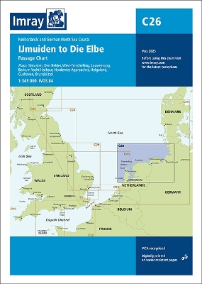 Imray Chart C26: IJmuiden to Die Elbe 2025 New edition