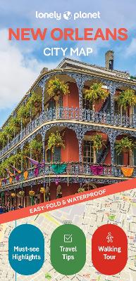Lonely Planet New Orleans City Map 2nd edition