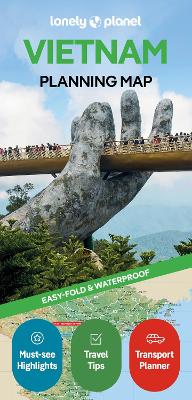 Lonely Planet Vietnam Planning Map 2nd edition