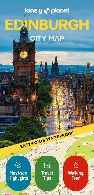 Lonely Planet Edinburgh City Map 2nd edition