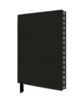 Ebony Black Artisan Notebook (Flame Tree Journals) Not for Online ed.