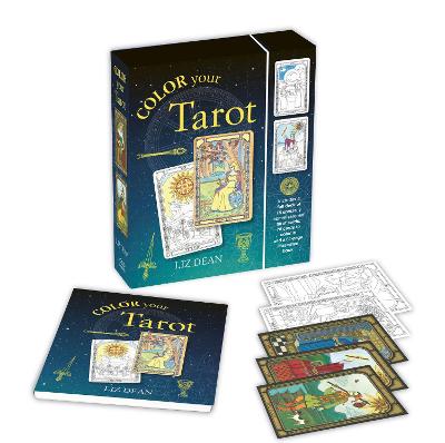 Color Your Tarot: Includes a Full Deck of Specially Commissioned Tarot Cards, a Deck of Cards  to Color in, and a 64-Page Illustrated Book US edition