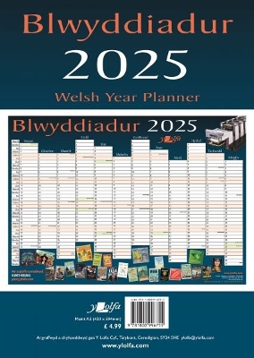 Blwyddiadur 2025 Welsh Year Planner Bilingual edition