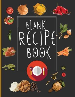 Blank Recipe Book To Write In Blank Cooking Book Recipe Journal 100 Recipe  Journal and Organizer