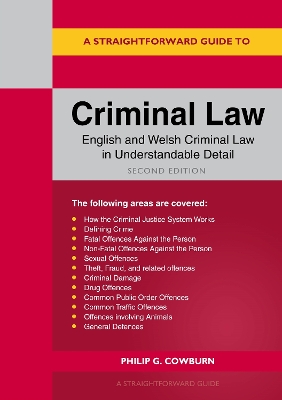 Straightforward Guide to Criminal Law: Second Edition