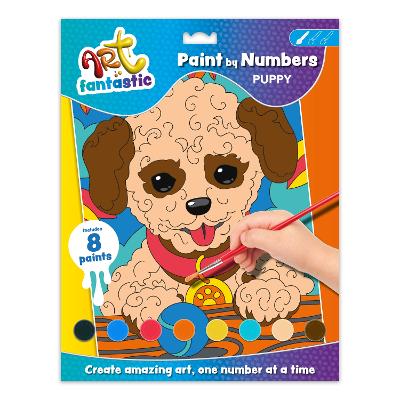 Art Fantastic Paint-by-Numbers Kit: Puppy