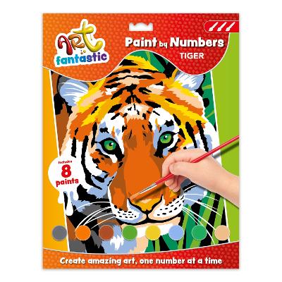 Art Fantastic Paint-by-Numbers Kit: Tiger