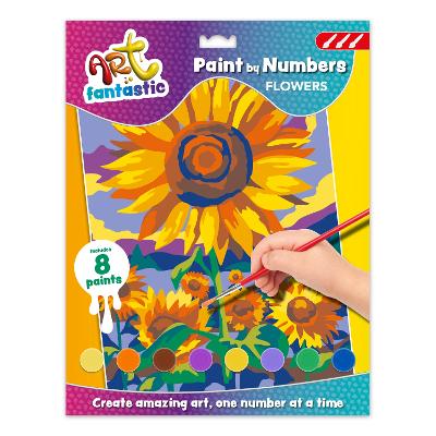 Art Fantastic Paint-by-Numbers Kit: Flowers