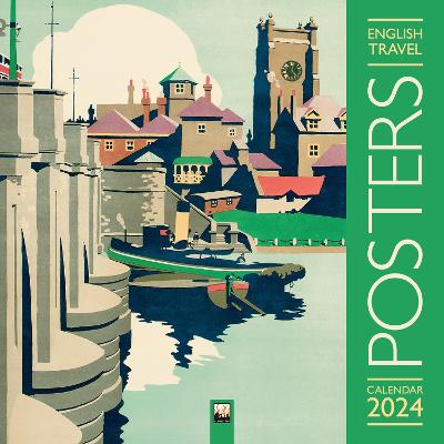 English Travel Posters Wall Calendar 2024 (Art Calendar) New edition