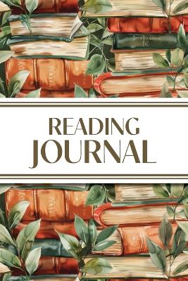 Reading Journal (Watercolour Stacked Books with Leaves): 6x9 Book Lover's Diary; Book/Series Reviews, Reading Tracker, Favorite  Book List, Favorite Quotes, Reading Challenges, and More!