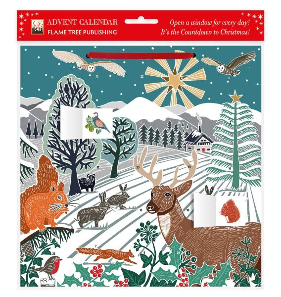 Kate Heiss: Winter Wonderland Advent Calendar (with stickers) New edition
