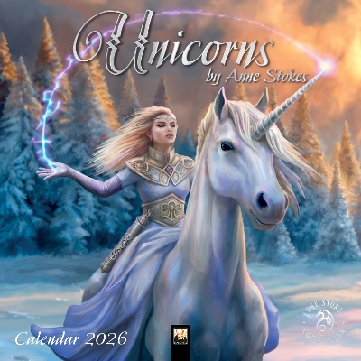 Unicorns by Anne Stokes Wall Calendar 2026 (Art Calendar) New edition