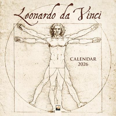 Leonardo da Vinci Wall Calendar 2026 (Art Calendar) New edition