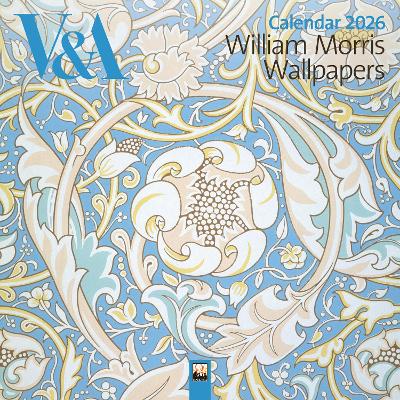 V&A: William Morris Wallpapers Wall Calendar 2026 (Art Calendar) New edition