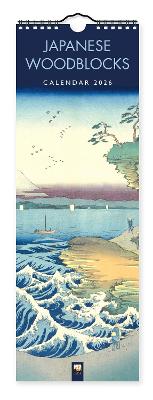 Japanese Woodblocks Slim Calendar 2026 (Art Calendar) New edition
