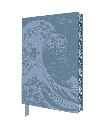 Katsushika Hokusai: The Great Wave 2026 Artisan Art Vegan Leather Diary  Planner - Page to View with Notes