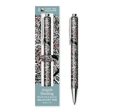 Angela Harding: Blackbirds and Berries Boxed Decorative Ballpoint Pen