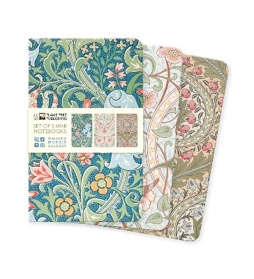William Morris Gallery Set of 3 Mini Notebooks New edition