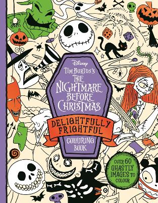 Disney Tim Burton's The Nightmare Before Christmas Delightfully Frightful  Colouring Book