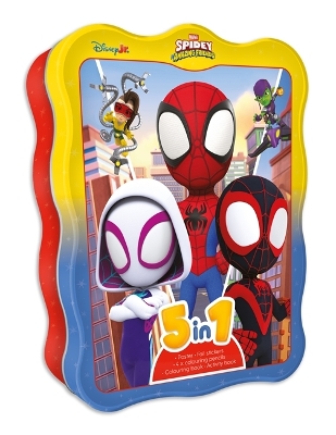 Marvel Spidey and His Amazing Friends: 5-in-1 Activity Tin