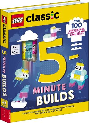 LEGO® Classic: 5-Minute Builds (with clear LEGO pieces, fold-out play scene  and over 100 activities and challenges)