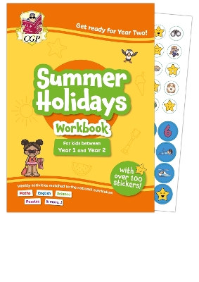CGP Summer Holidays Activity Workbook - for kids between Year 1 and Year 2  (ages 5-6)