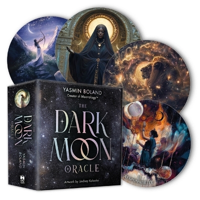 Dark Moon Oracle: A 48-Card Deck and Guidebook from the creator of Moonology Round cards; wraparound magnetic closure