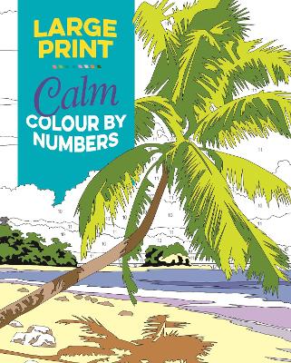 Large Print Calm Colour by Numbers