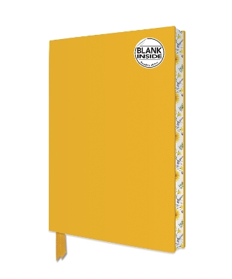 Sunny Yellow Blank Artisan Notebook (Flame Tree Journals)