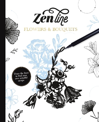 Zenline Flowers & Bouquets: Draw over the lines to create beautiful designs and calm your mind