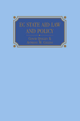 EC State Aid Law and Policy