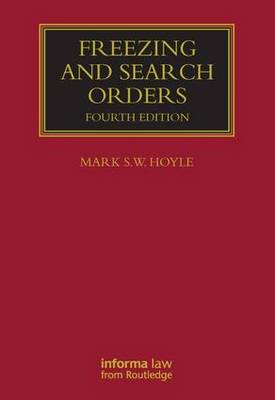 Freezing and Search Orders 4th New edition
