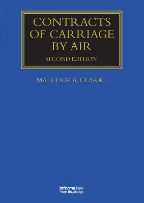 Contracts of Carriage by Air 2nd edition