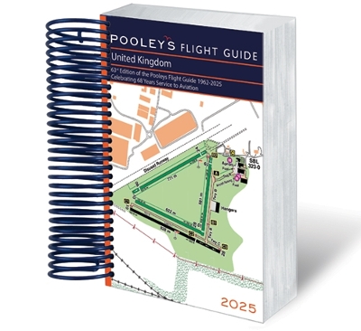 Pooleys 2025 United Kingdom Flight Guide 2025 (Spiral Version) New edition